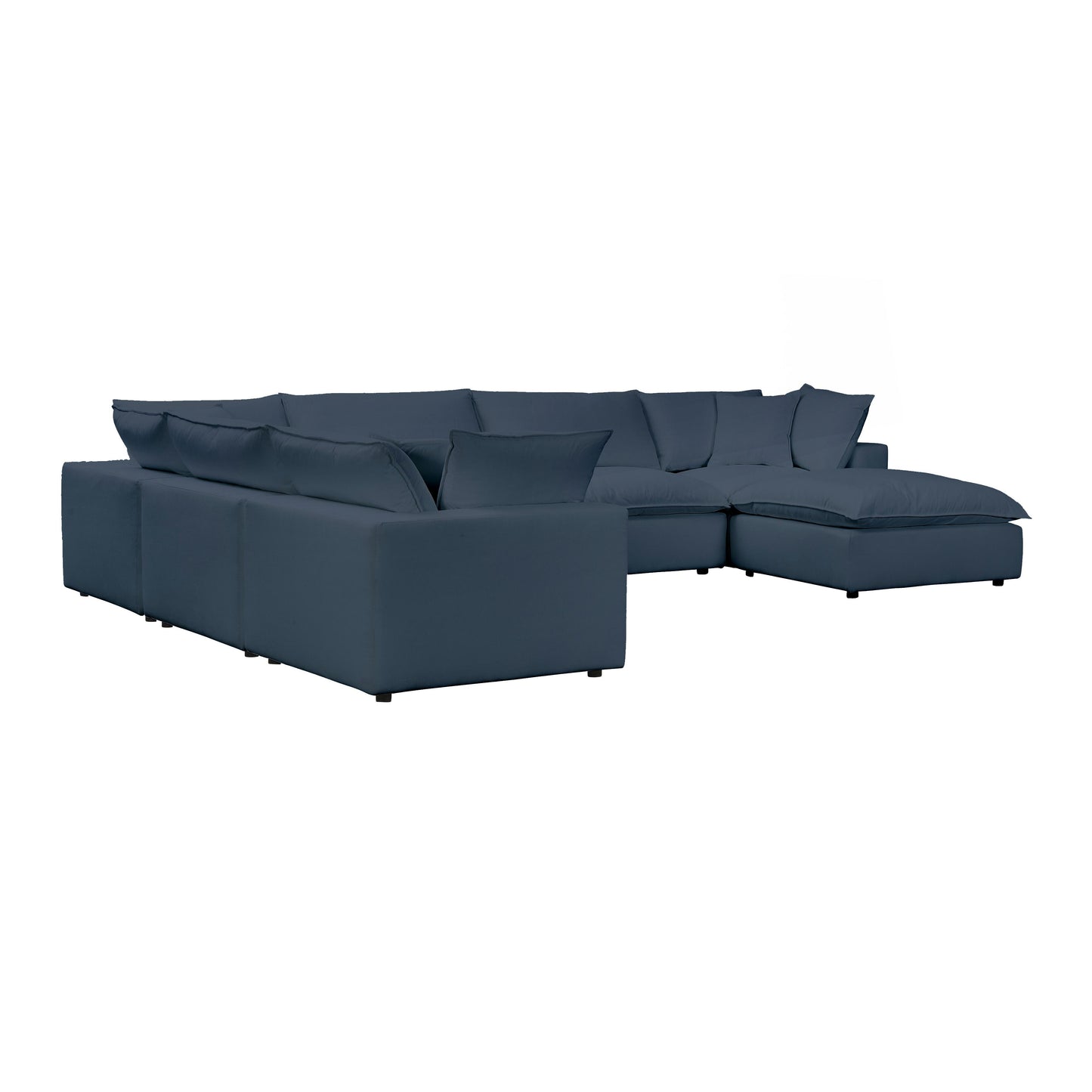 grace navy modular large chaise sectional