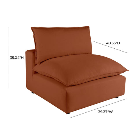 Ines Castaigne Performance Fabric Modular Armless Chair - image 6