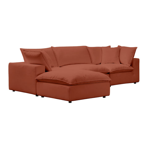 Ines Castaigne 4-Piece Performance Fabric Modular Sectional - image 4