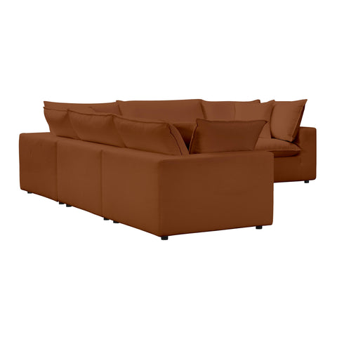 Ines Castaigne 5-Piece Performance Fabric Modular L-Sectional - image 4