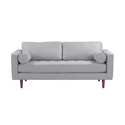 Elise Gray Tweed Loveseat