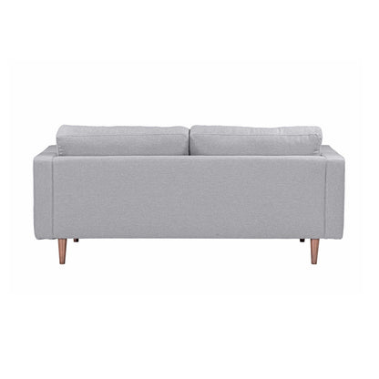 Elise Gray Tweed Loveseat