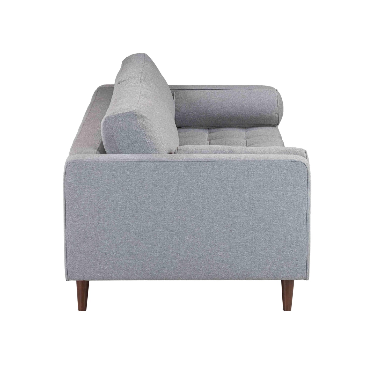 elise gray tweed sofa