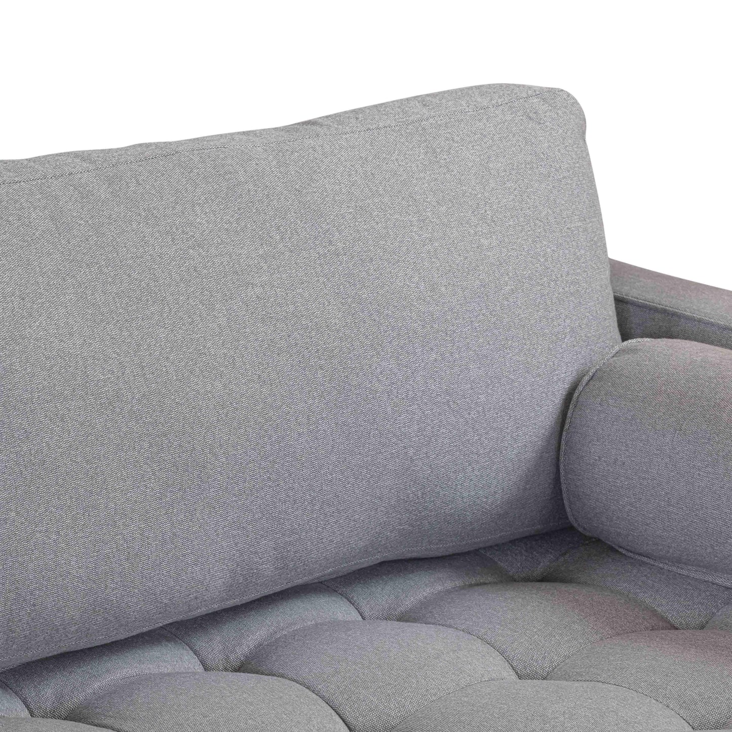 elise gray tweed sofa