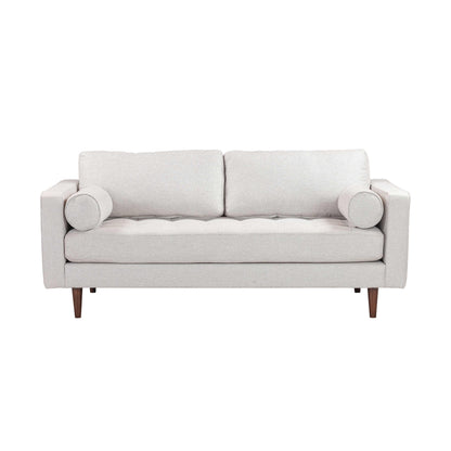 Elise Beige Tweed Loveseat