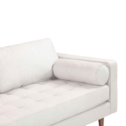 Elise Beige Tweed Loveseat