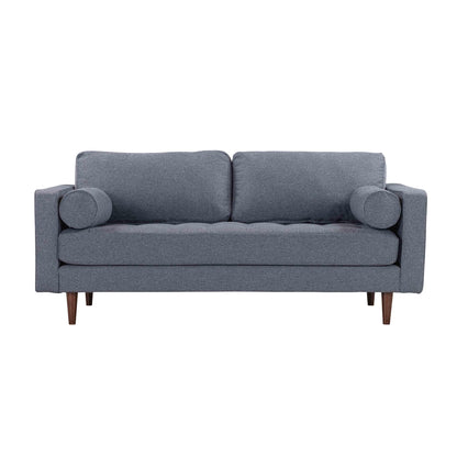 Elise Navy Tweed Loveseat