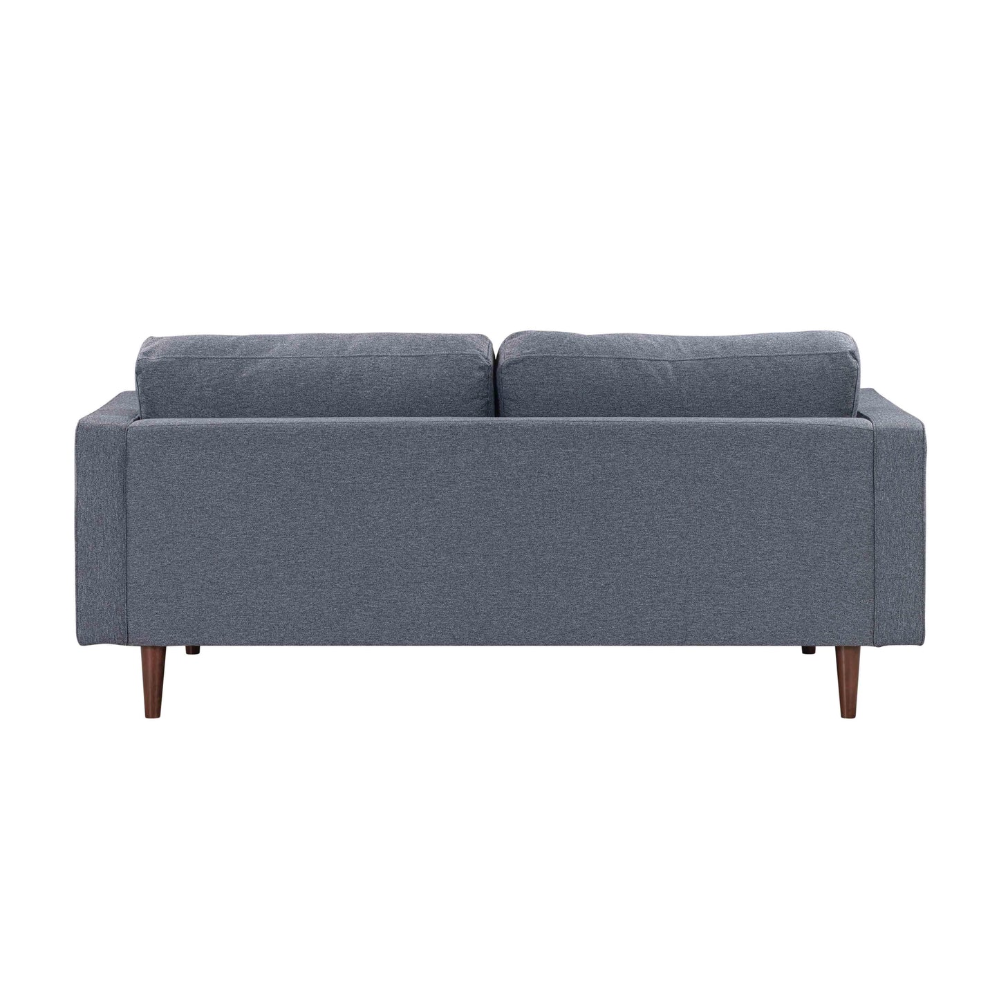 elise navy tweed loveseat