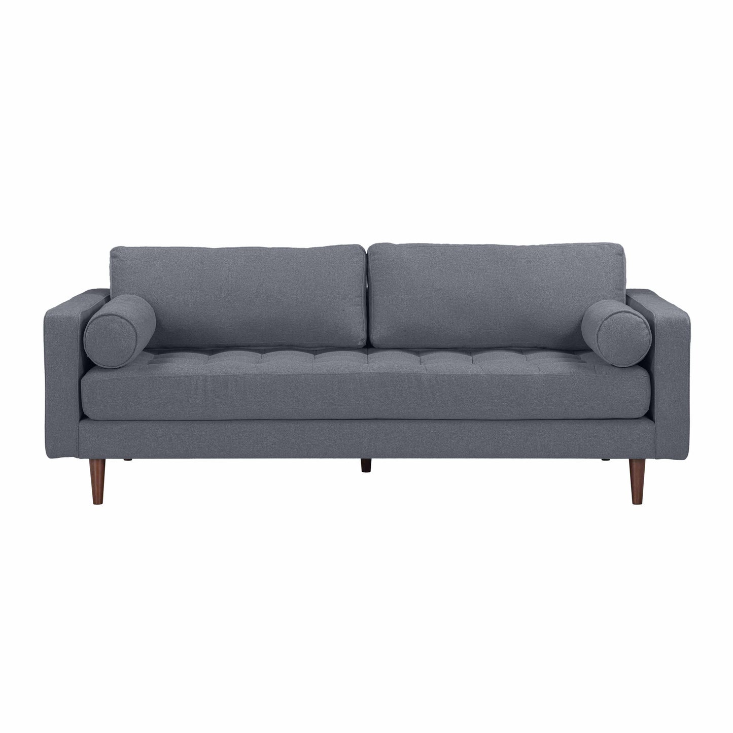 elise navy tweed sofa