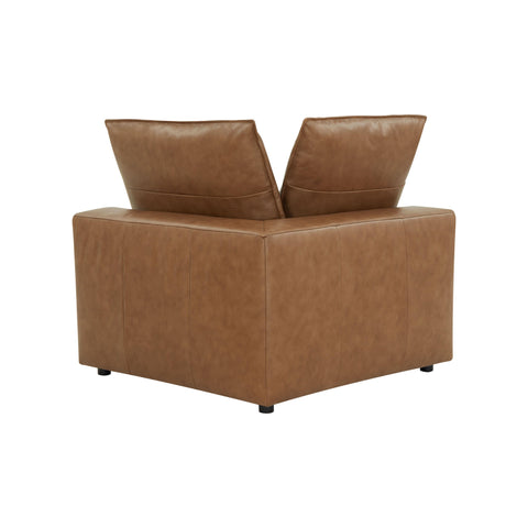 Ines Castaigne Brown Leather Modular Corner Chair - image 9