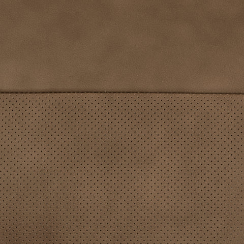 Ines Castaigne 120" Brown Leather Modular Sofa - image 7