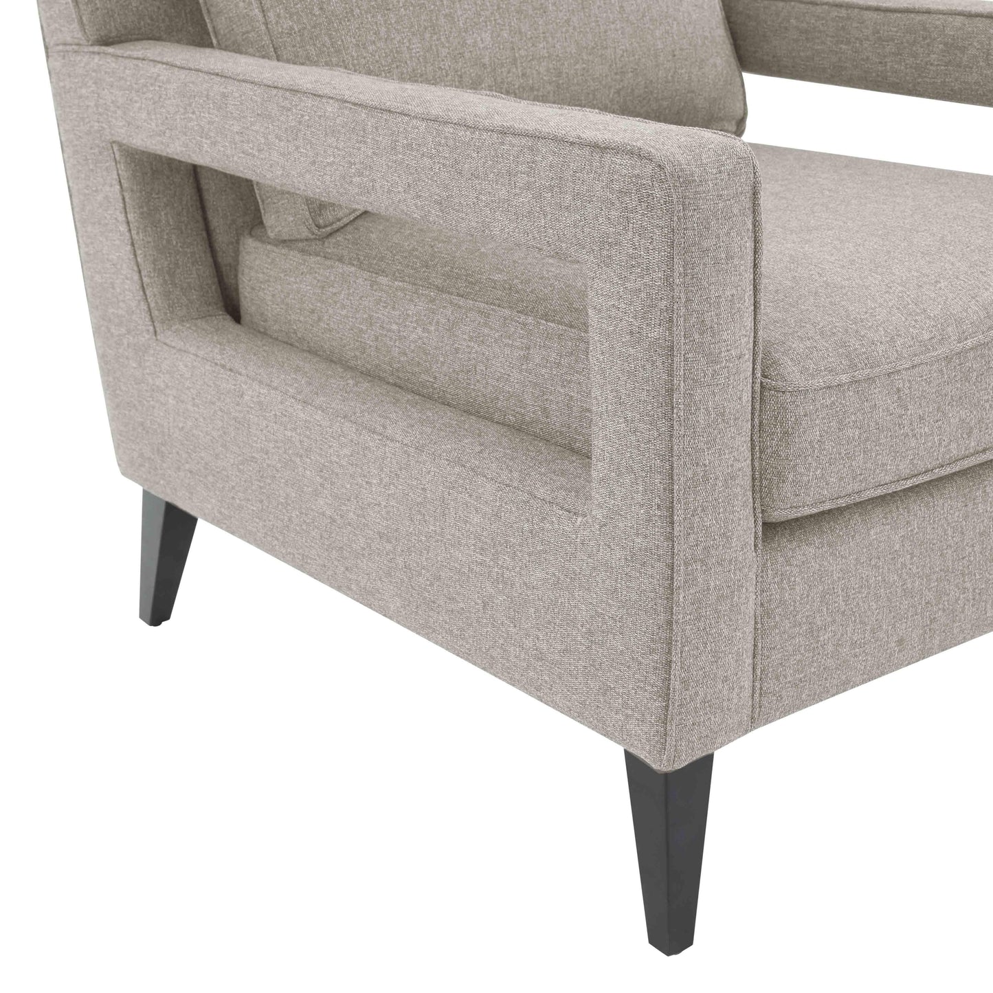 arianna beige accent chair