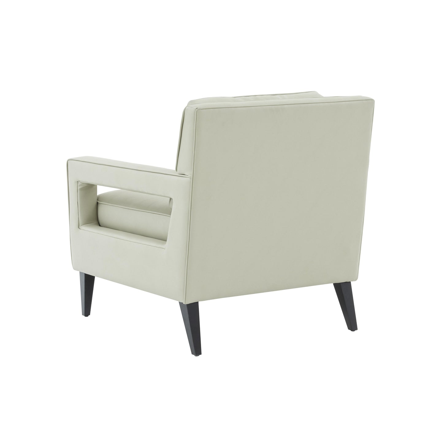 arianna stone gray accent chair