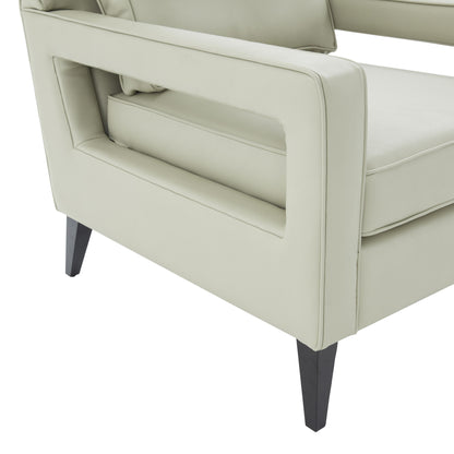 Arianna Stone Gray Accent Chair