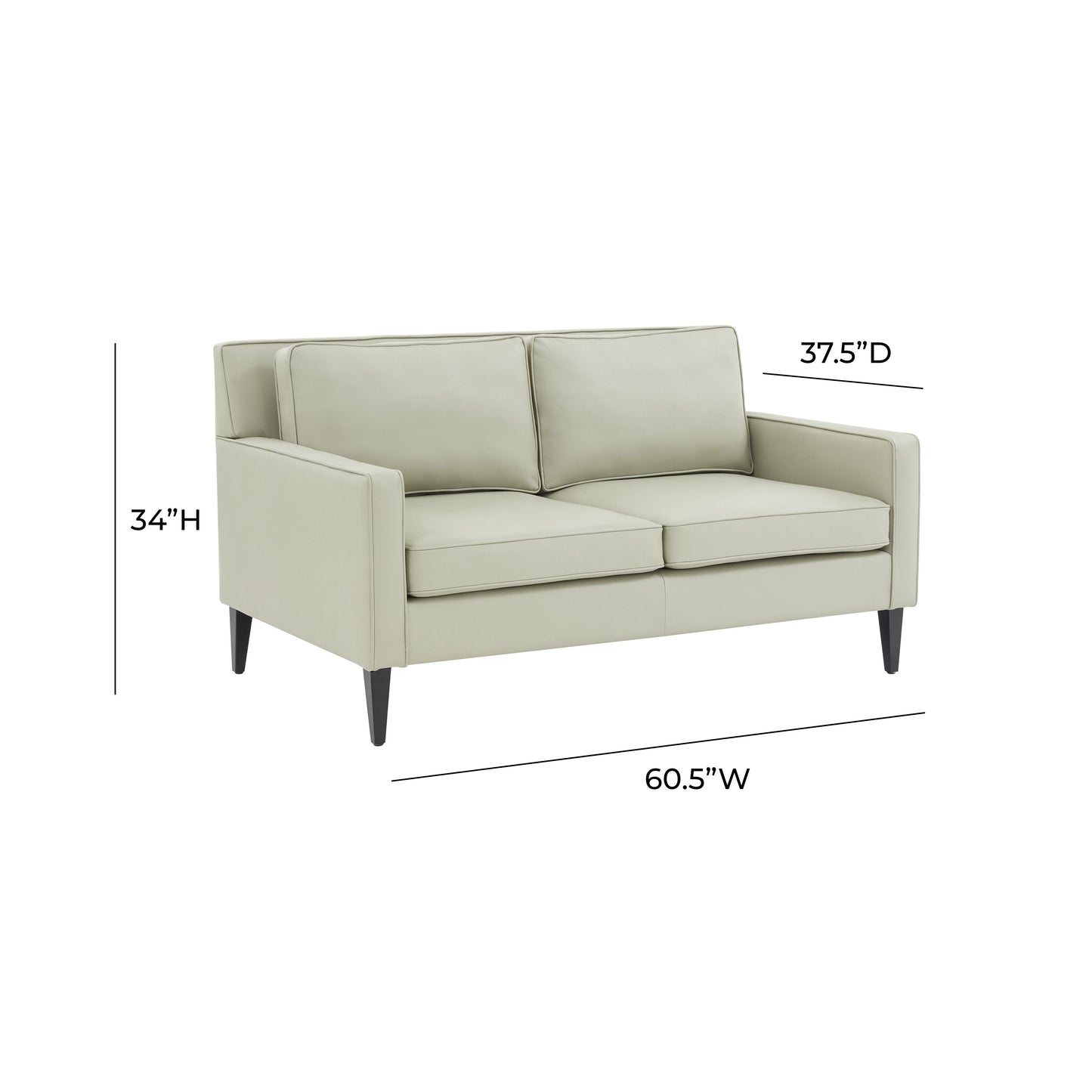 arianna stone gray loveseat