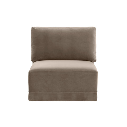 Margaux Versailles Performance Velvet Modular Armless Chair - image 3