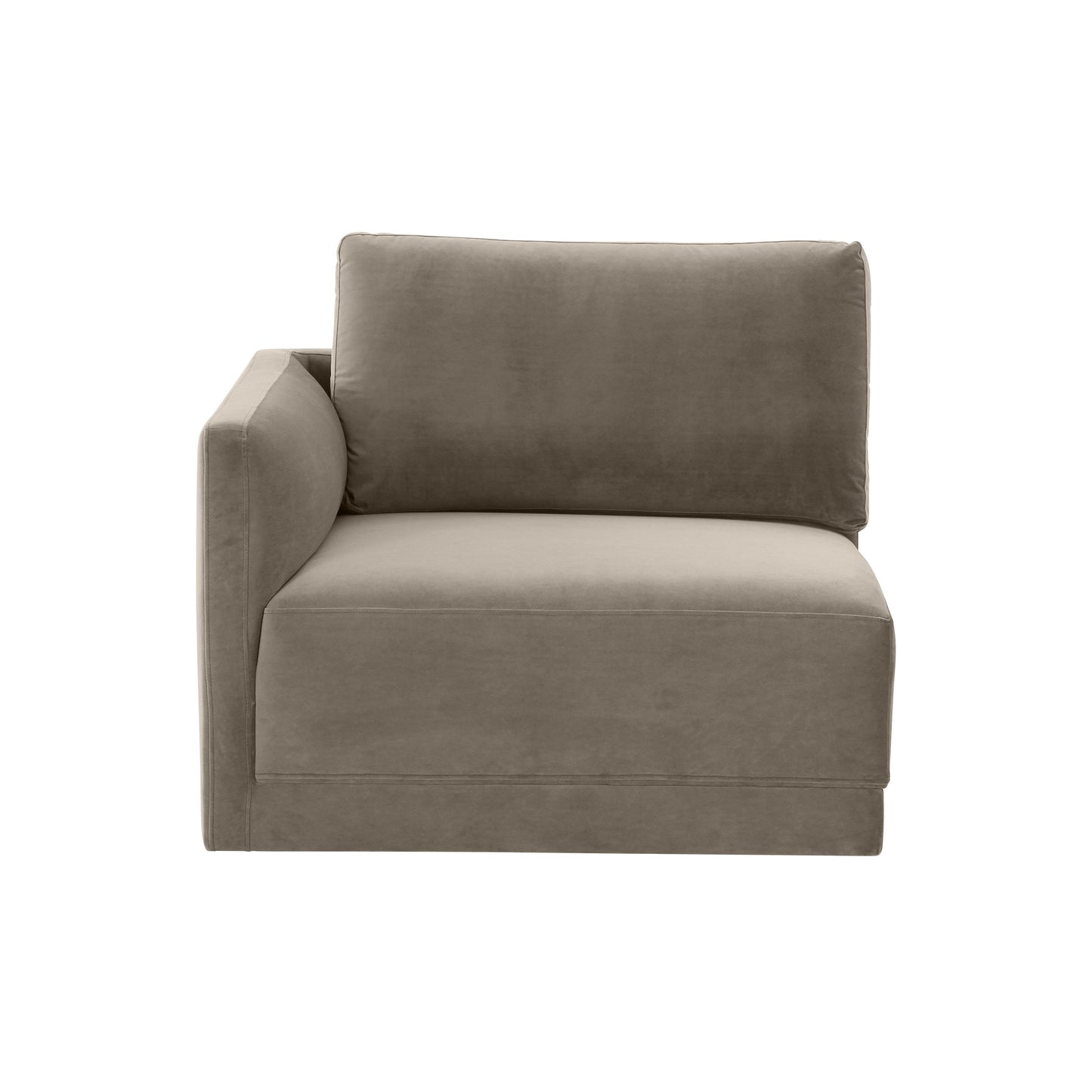 bree taupe laf corner chair