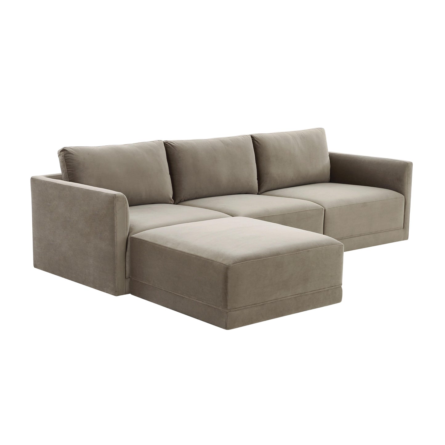 bree taupe modular sectional