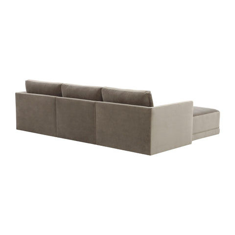 Margaux Versailles 4-Piece Performance Velvet Modular Sectional - image 4