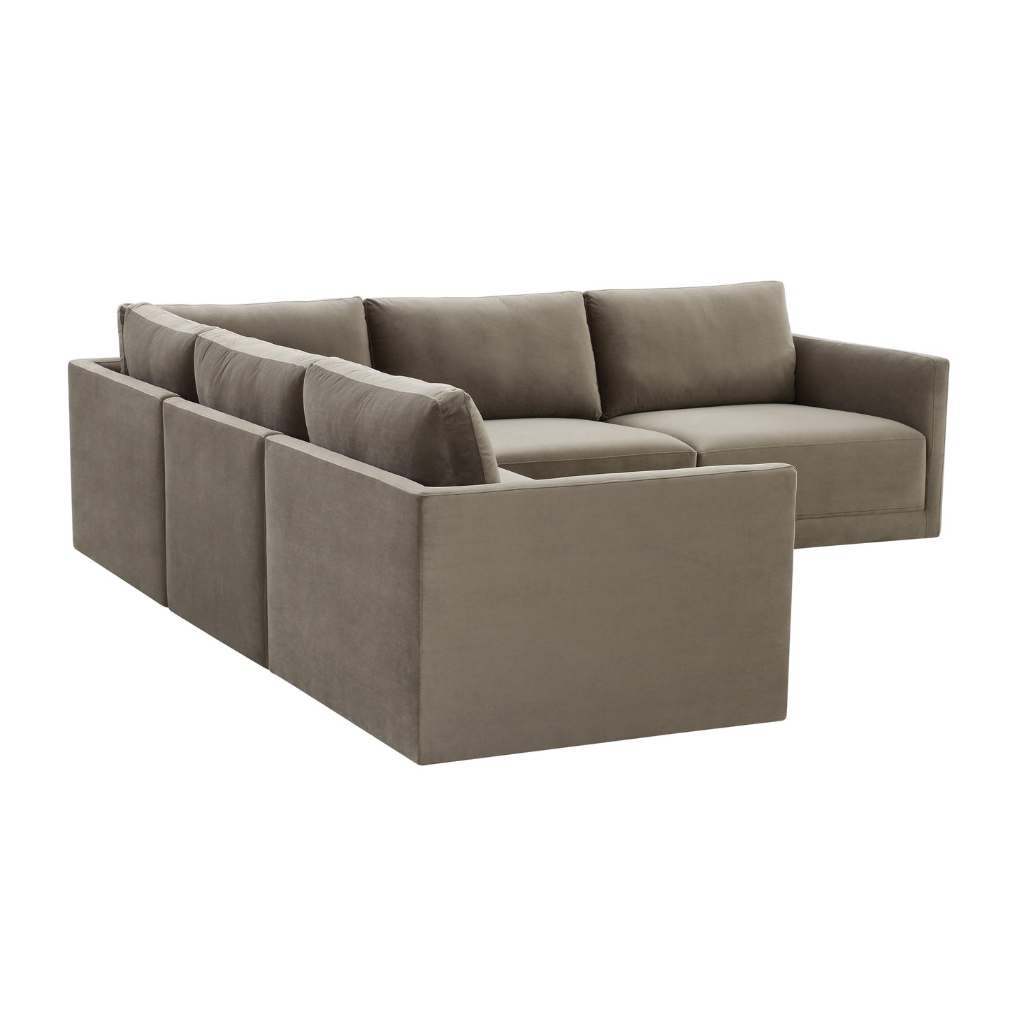 bree taupe modular l sectional