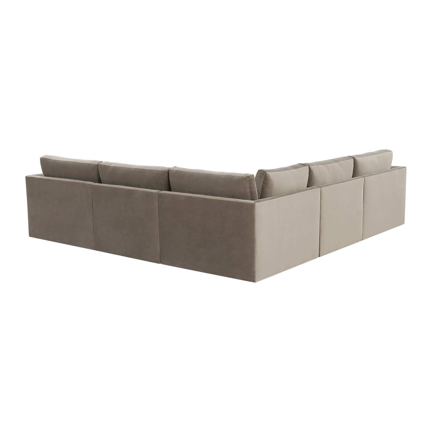 bree taupe modular l sectional