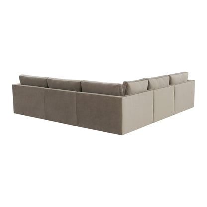 Bree Taupe Modular L Sectional