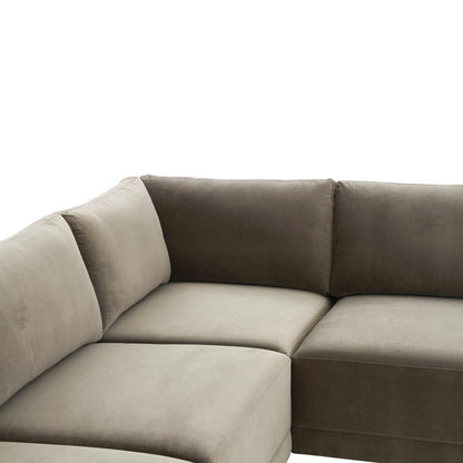 Bree Taupe Modular L Sectional