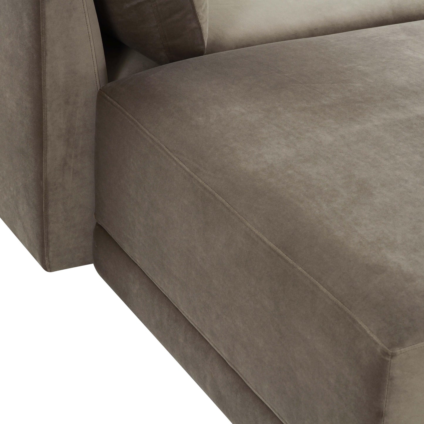 bree taupe modular laf sectional