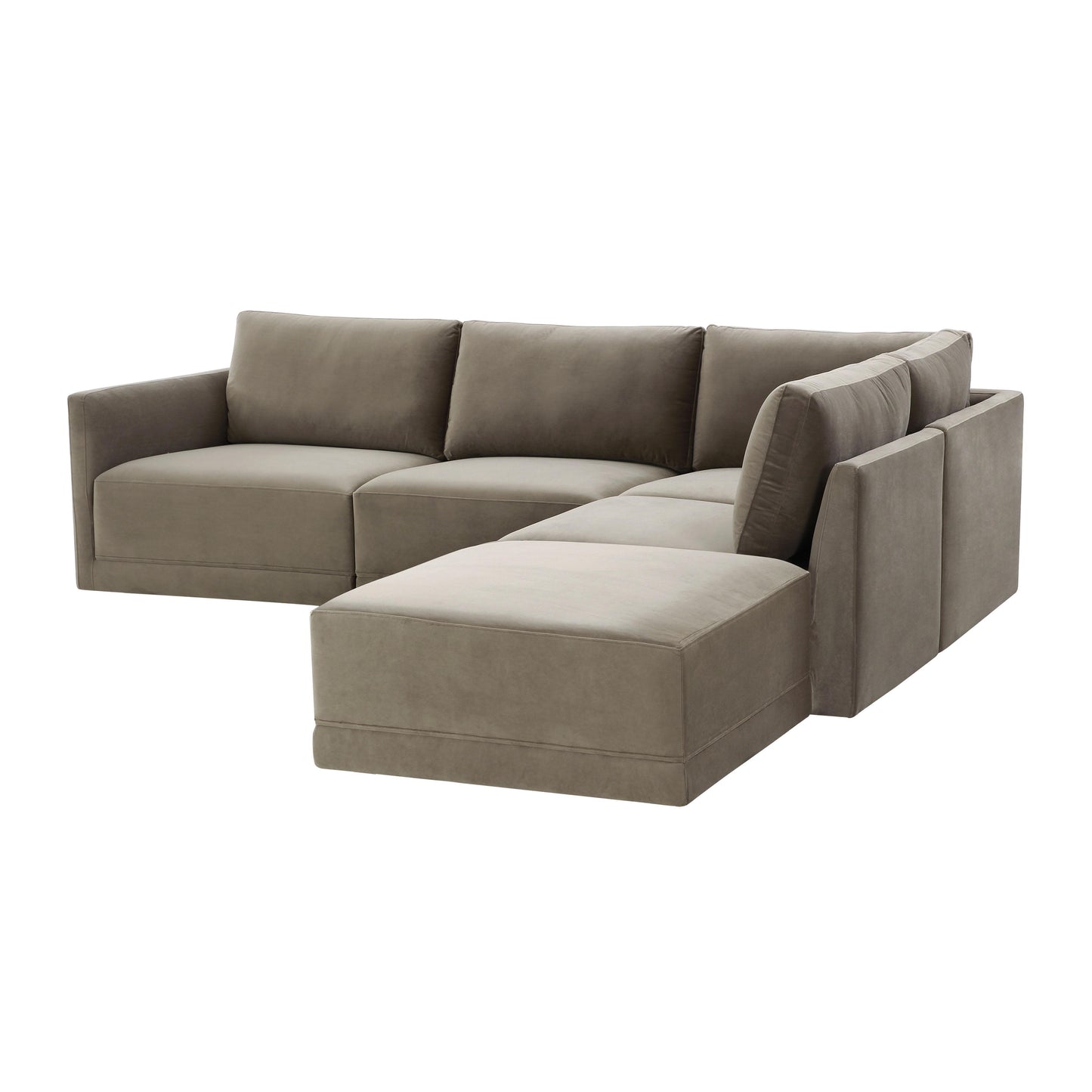 bree taupe modular raf sectional