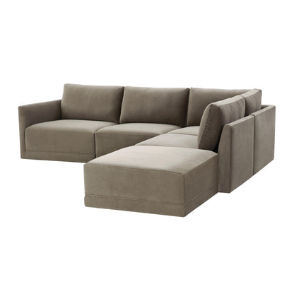 Bree Taupe Modular RAF Sectional