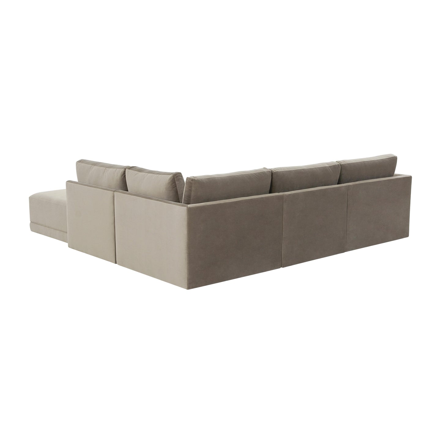 bree taupe modular raf sectional