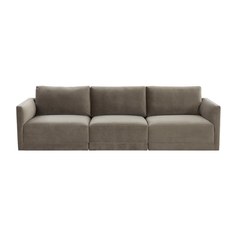 Margaux Versailles 105" Performance Velvet Modular Sofa - image 3