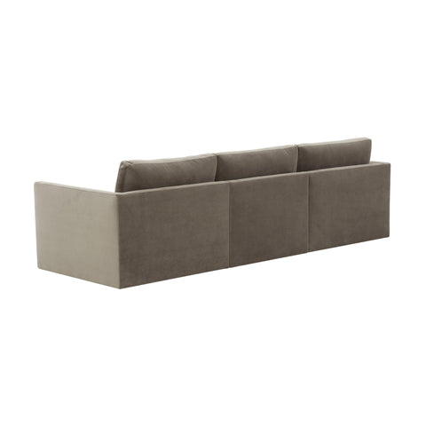 Margaux Versailles 105" Performance Velvet Modular Sofa - image 4