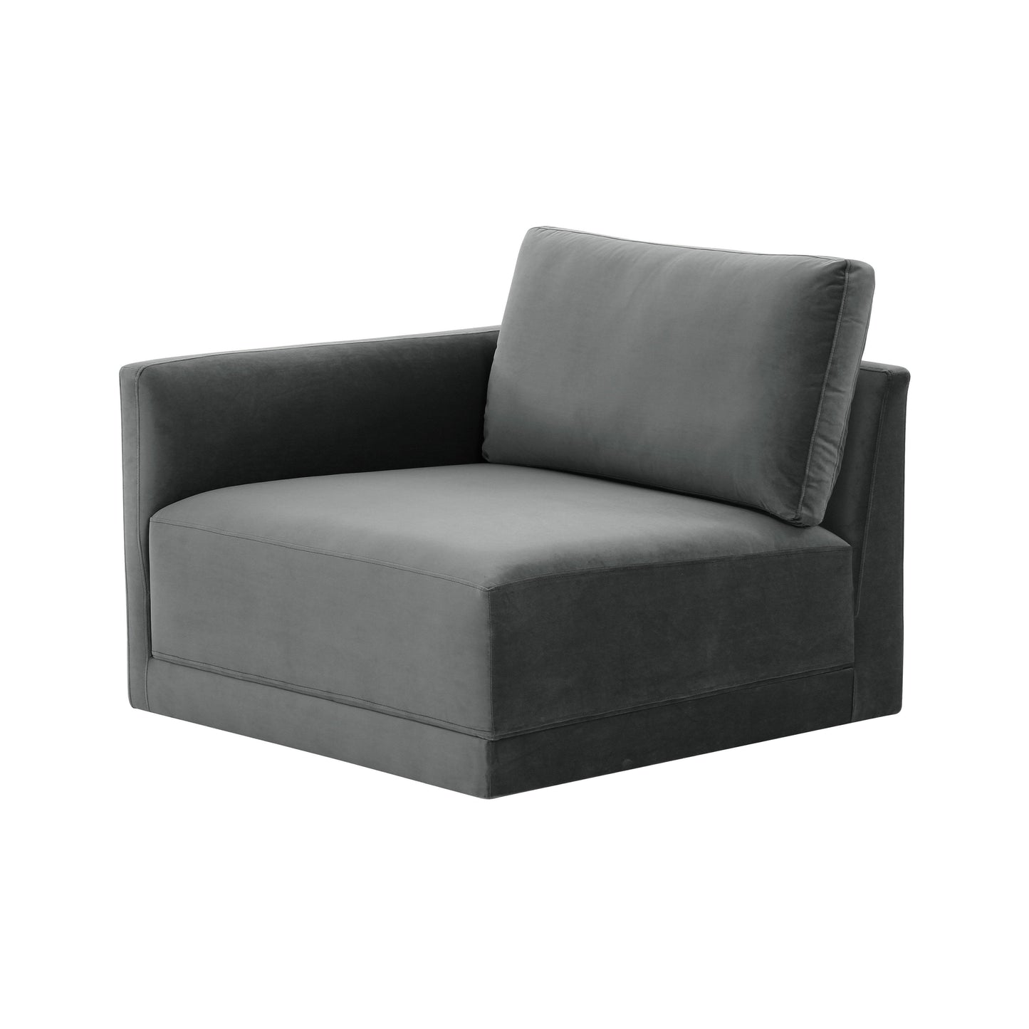 bree charcoal laf corner chair