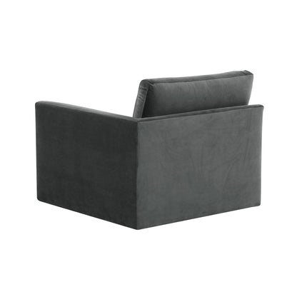 Bree Charcoal RAF Corner Chair