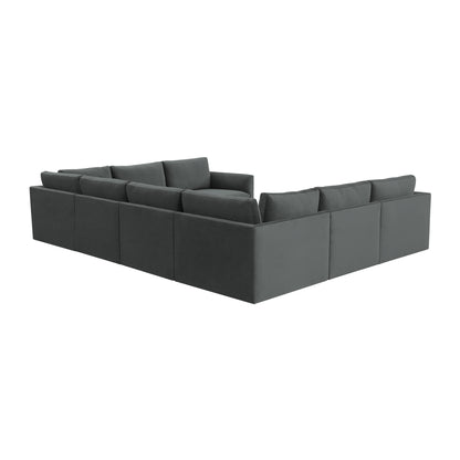 Bree Charcoal Modular Large U Sectional