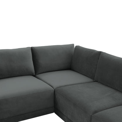 Bree Charcoal Modular Large U Sectional