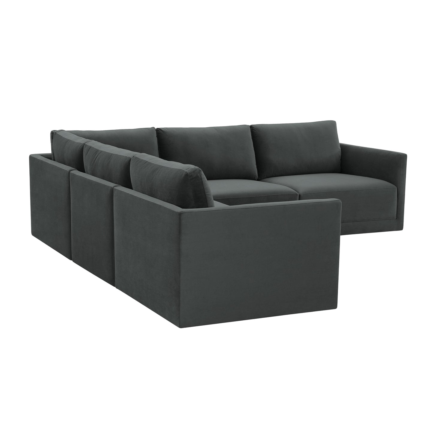 bree charcoal modular l sectional