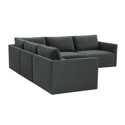 Bree Charcoal Modular L Sectional