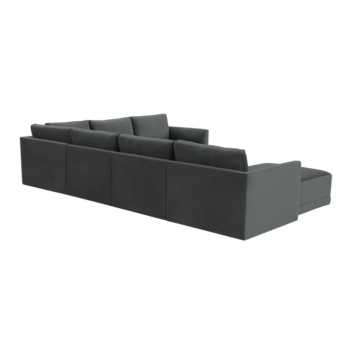 bree charcoal modular large chaise sectional