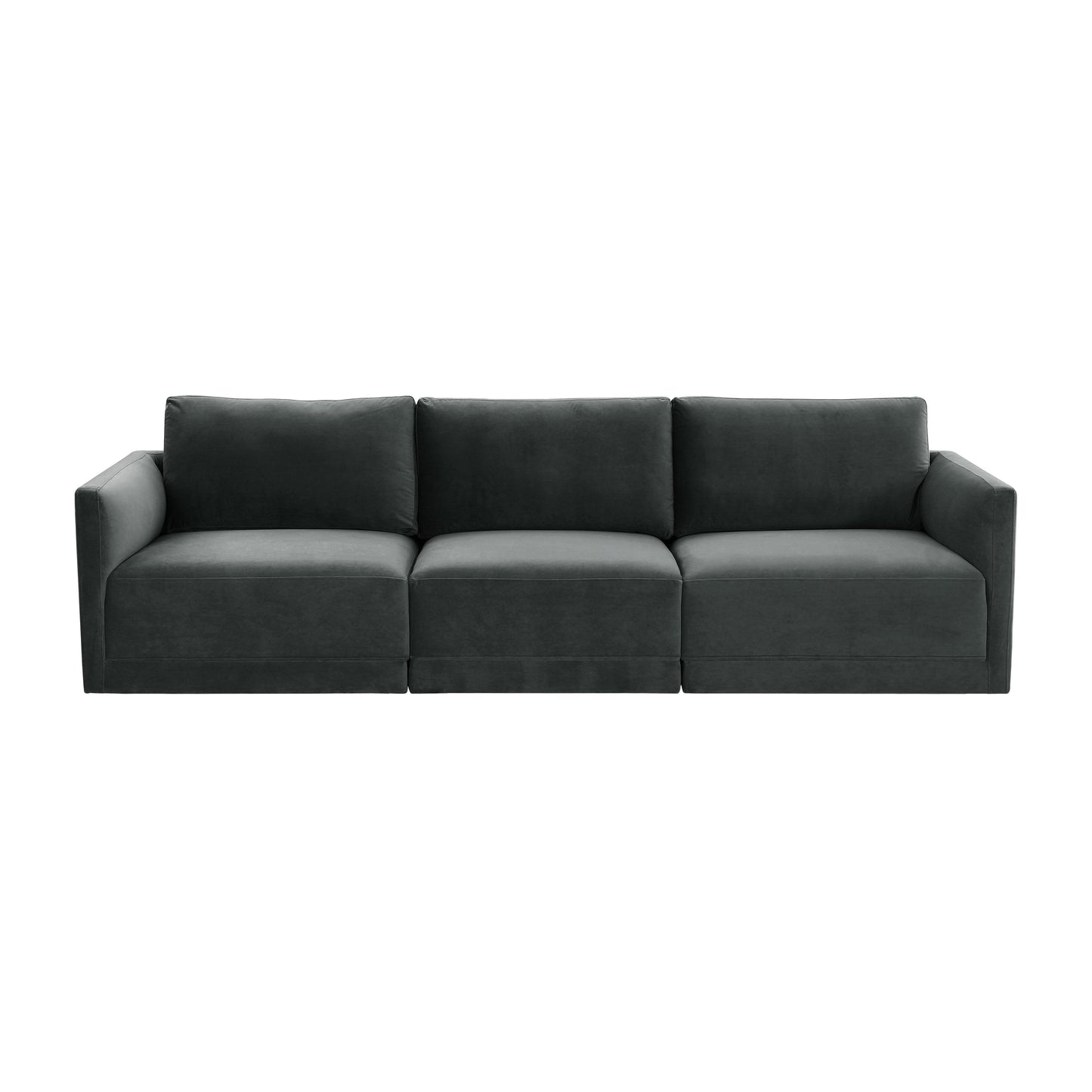 bree charcoal modular sofa