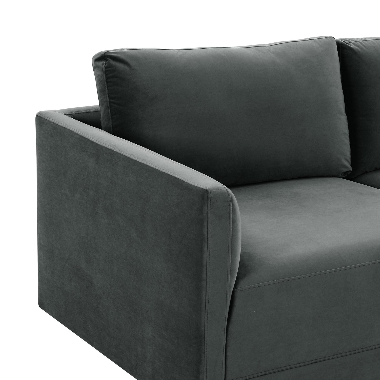 bree charcoal modular sofa