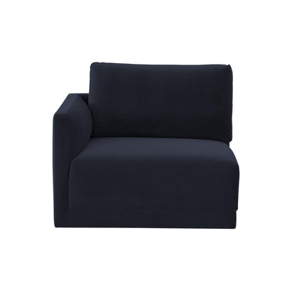 Bree Navy LAF Corner Chair