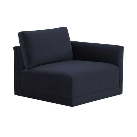 Margaux Versailles Performance Velvet Modular RAF Corner Chair - image 1
