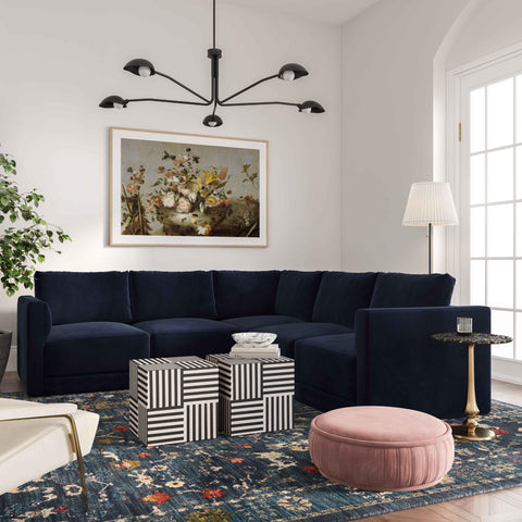 Margaux Versailles Performance Velvet Modular Corner Chair - image 2