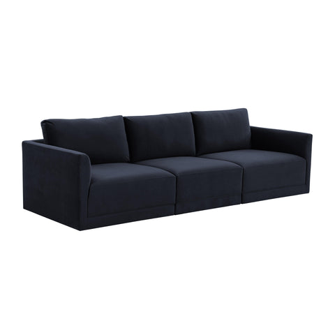 Margaux Versailles 105" Performance Velvet Modular Sofa - image 1