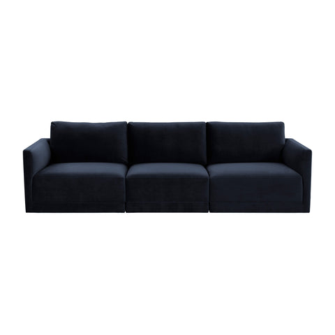 Margaux Versailles 105" Performance Velvet Modular Sofa - image 2