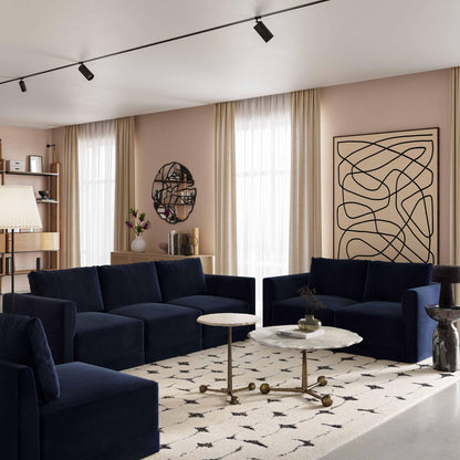 Bree Navy Modular Sofa