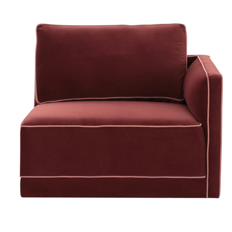 Margaux Versailles Performance Velvet Modular RAF Corner Chair - image 1