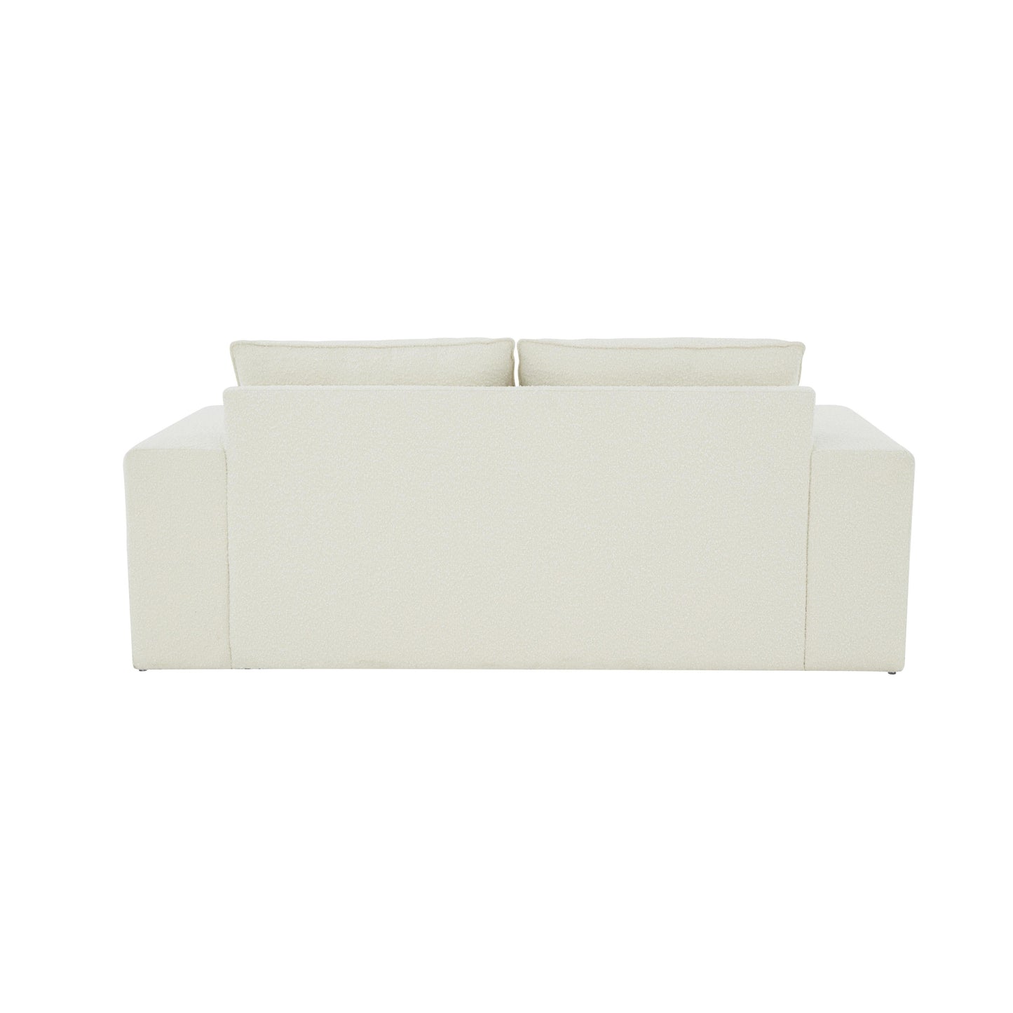 kelly cream boucle loveseat